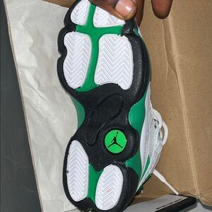 Jordan Kids Sneakers in Green and White